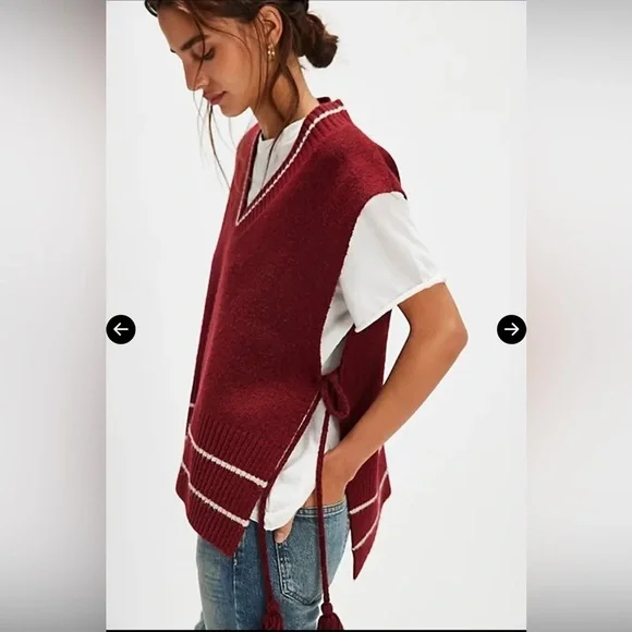 Free people All Star Stripe Poncho - Picture 5 of 9